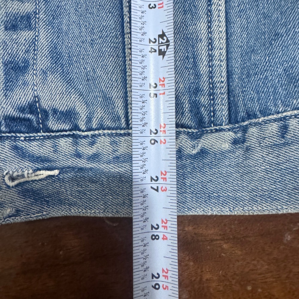 Derrieres Vintage Light Wash Denim Trucker Jacket Mens Blue Jean Coat XL - Picture 7 of 10